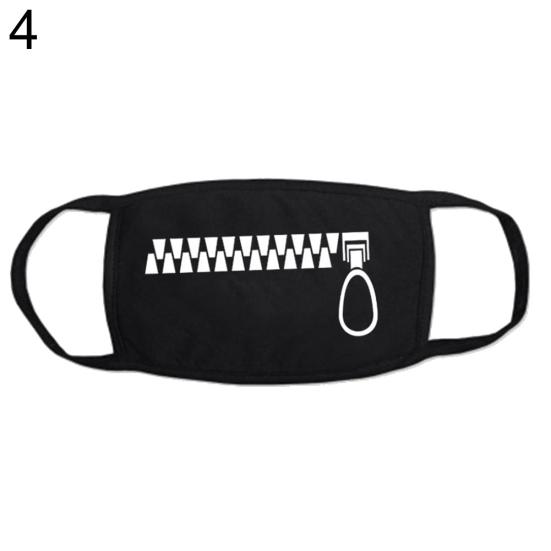 1/10Pcs Cute Cartoon Anti Droplet Dust Washable Reusable Cotton Face Mask Cover