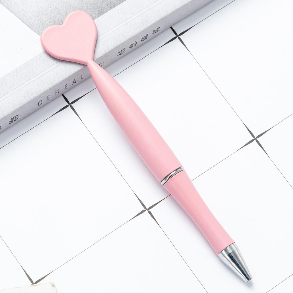 20Pcs Heart Rotary Ballpoint Pen Love Heart Ball Pens Plastic Pens Student Ballpoint Pen School Supplies Stationery