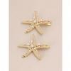 Ocean Series Women's Hair Accessories, Including Star & Sea Star Shaped Hair Clips With Faux Pearl Detail Elegant Claw Clips Hair Claws Hair Barrettes