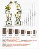 Plant Stand Indoor with Grow Lights, 166.5cm Tall 7-Tiered Lighted Plant Shelf, 2 Pack Metal Corner Plants Holder, 3 Timer & 10 Brightness, Half-Moon