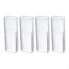 Mini Clear Storage Box, Portable Transparent Organizer for Swabs, Makeup, Dustproof Small Container