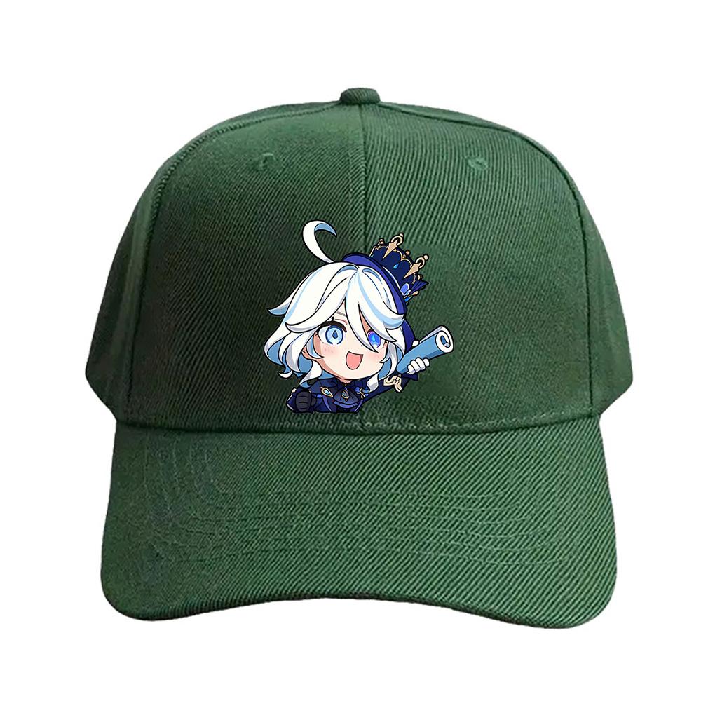 Furina Genshin ImpactCap Summer Woman Man Adult Casual Fashion Casual Adjustable Hiking Fishing Hat Sun Hat