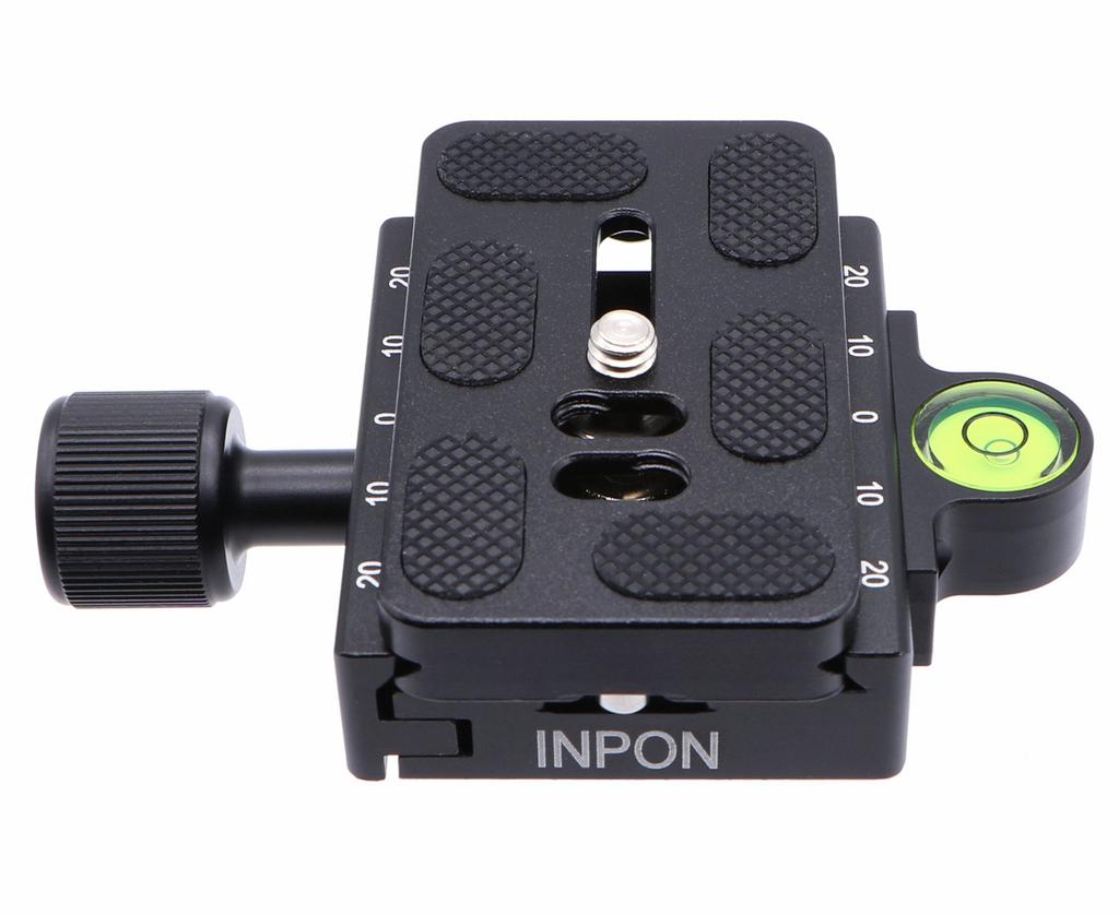 INPON 60mm Quick Release Clamp 70mm Quick Release Plate for + Set, Arca-Swiss Compatible, Tripods/Ball Heads/Tripod Heads, etc.