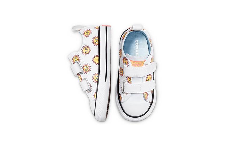 Converse Chuck Taylor All Star Low Top Low top Skateboard Shoes White Yellow Infant And Toddler 770703C