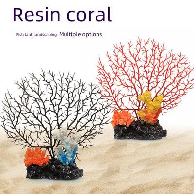 Decor Acquario: Simulazione di Ramo di Corallo e Albero in Resina (Modello CH1701)