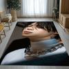 Jimin Kpop B-BTS Star Living Room Non-Slip Area Rug Soft Carpet for Bedroom Kids Playroom Sofa,Home Decor Doormat Gift