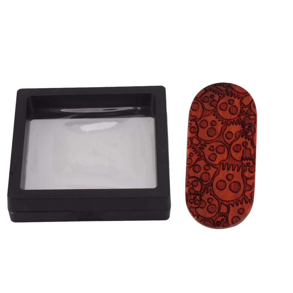 Magnet Finger Stress Relief Slider Wood Finger Stress Relief Toy Wooden Decompression Toy Tiger