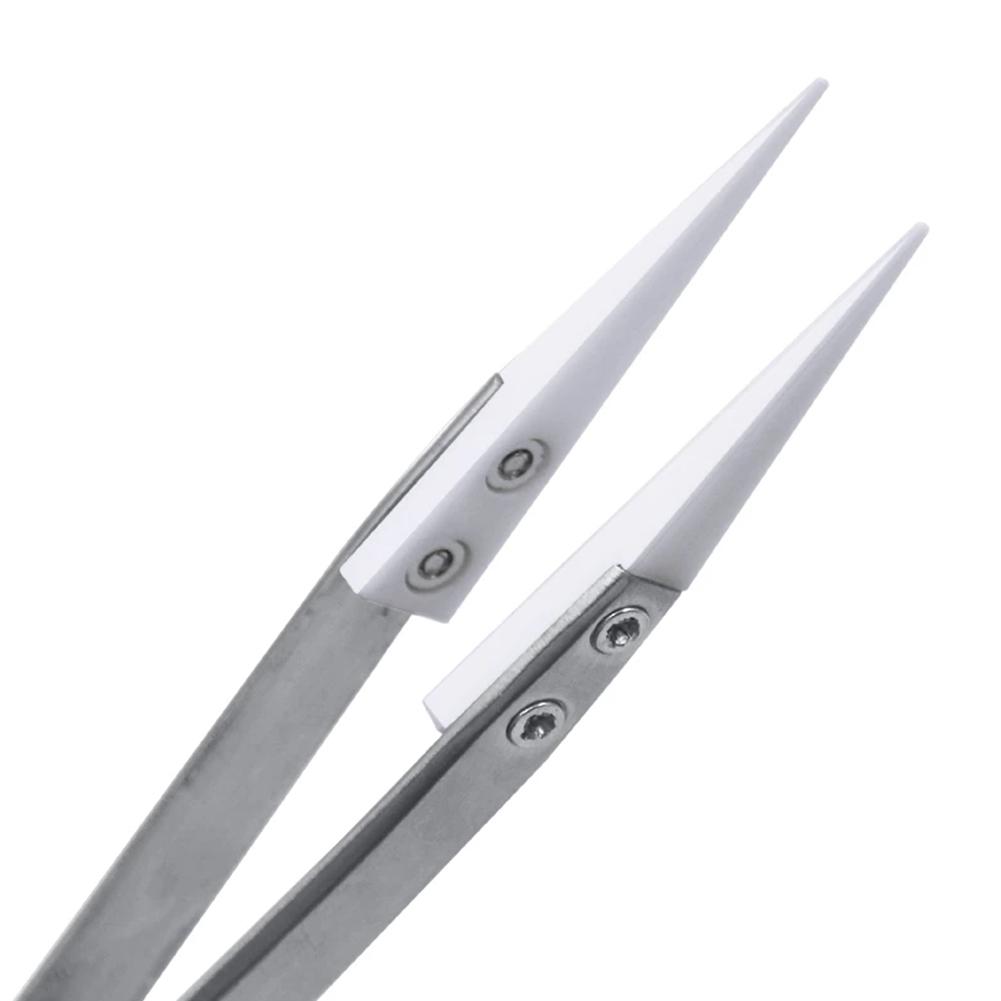 Ceramic Tweezers Heat Resistant High Temperature 1pc