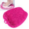 Shower Foot Scrubber Prevent Slip Suction Cup Fatigue Relief Bath Foot Wash  R for Pregnant Women Elderly