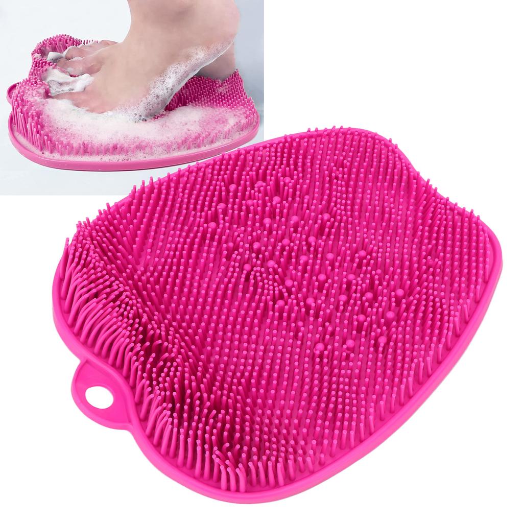 Shower Foot Scrubber Prevent Slip Suction Cup Fatigue Relief Bath Foot Wash  R for Pregnant Women Elderly