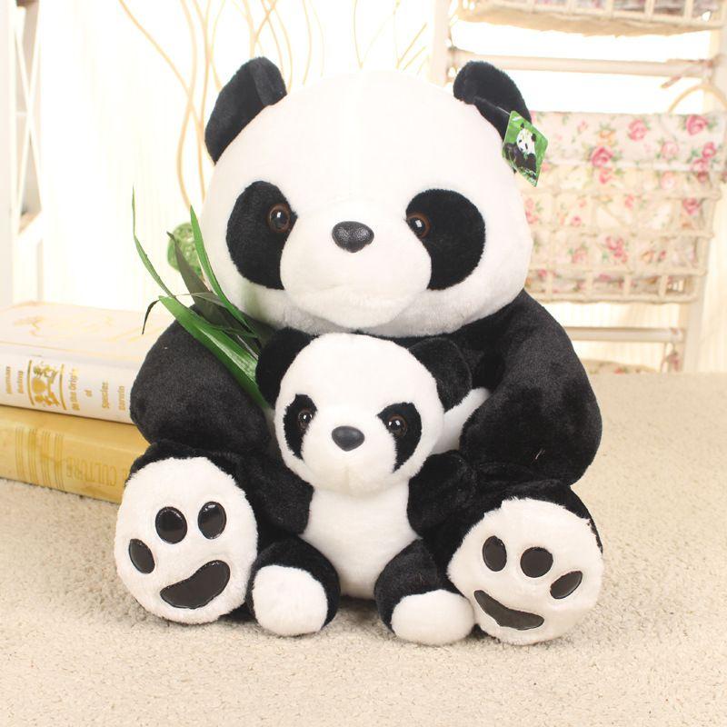 Panda Large 38cm Teddy Bear Cuddly Plush Stuffed Animal Soft Toy Kids Xmas Gift
