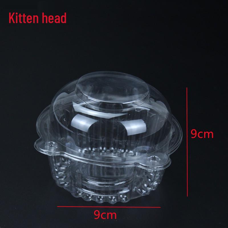 Transparent Disposable Pastry Packaging Box for Cakes and Bread