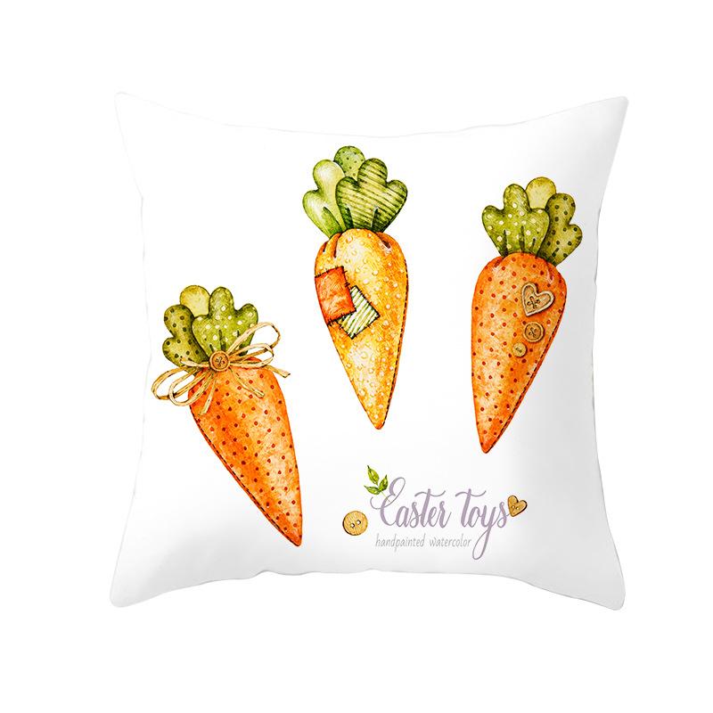 New Easter Bunny Pillow Cover Festive Home Decor Pillow Cover