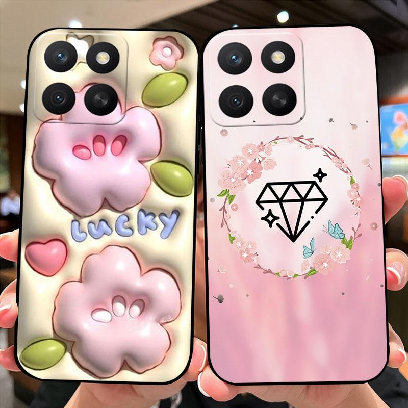 For Honor X8C Case Fashion Soft Silicone TPU Phone Case Back Cover For Honor X8C Protective Cover Fundas Coque Shockproof Bumper