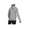 Adidas Essentials Logo Print Drawstring Hooded Sports Jacket Men Outerwear Grey GK9586