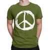 Classic Funny 100 Cotton Tshirt Peace Tops Tees For Unisex