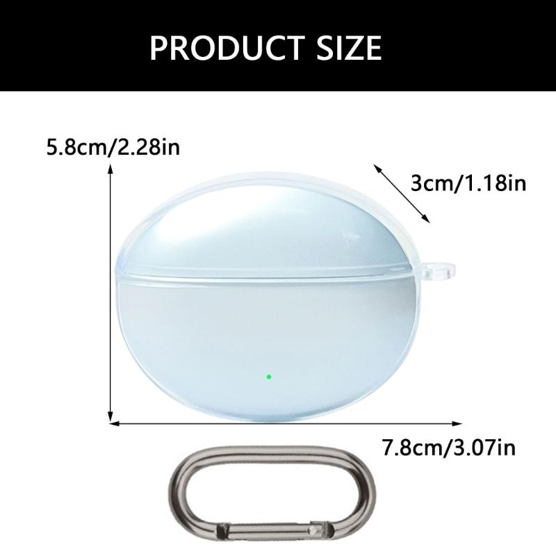 Headphone Skin Soft TPU Housing Case Skin Dustproof Water Resistant Protective Cover Damage Prevention Sleeve for Buds 4