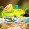 1 Set Insect Catcher Kit with LED Light Magnifying Glass Net Critter Keeper