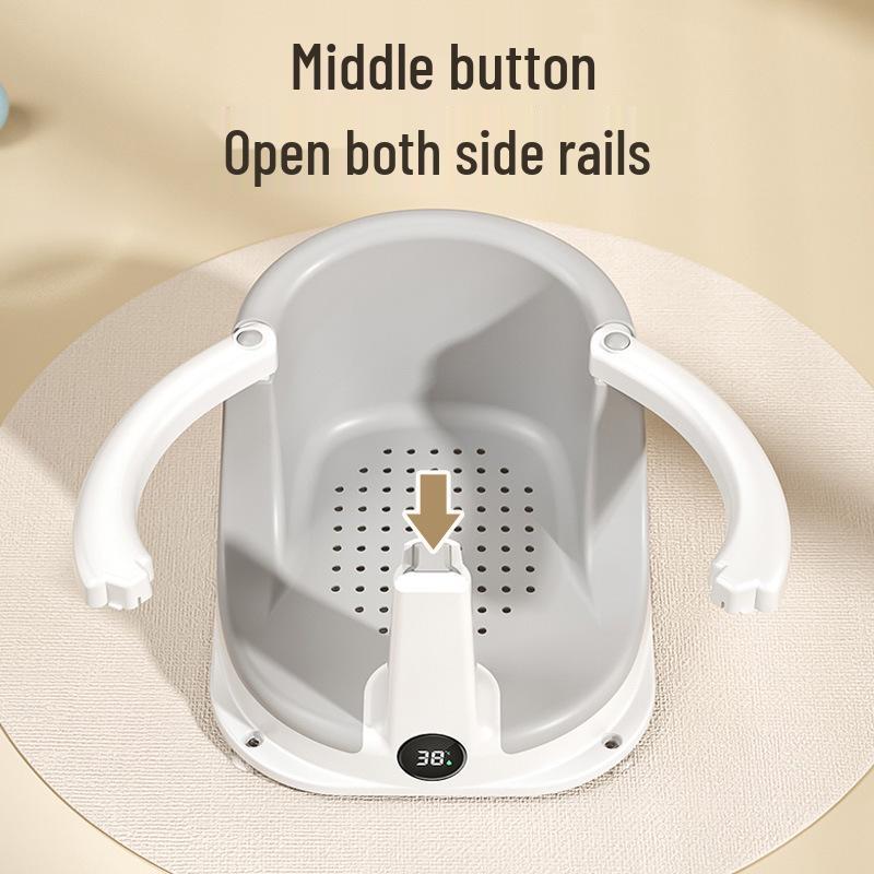 Sedile da Bagno per Neonati Chiuso: Sgabello per Sit-Up Antiscivolo per Neonati e Bambini Piccoli per un Bagnetto Sicuro
