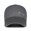 Spring Summer Cap Men's Mesh Breathable Letter Embroidery Baseball Cap Outdoor Sunshade Fishing Cap