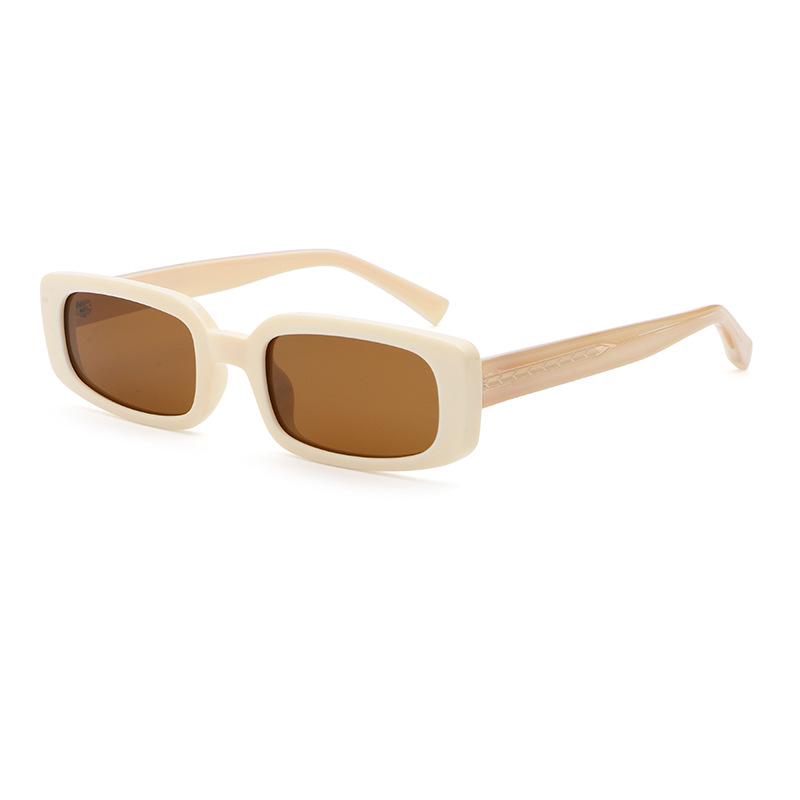 

Retro Square Thick Frame Sunglasses - UV Protection, Windproof, Unisex, Versatile Design 8887P