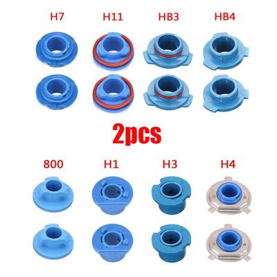 2pcs Car LED Headlight Lamp Bulb Base Adapter Sockets Retainer Holder 880 / 9006-HB4 / 9005-HB3 / H11 / H7 / H4-HB2 / H3 / H1