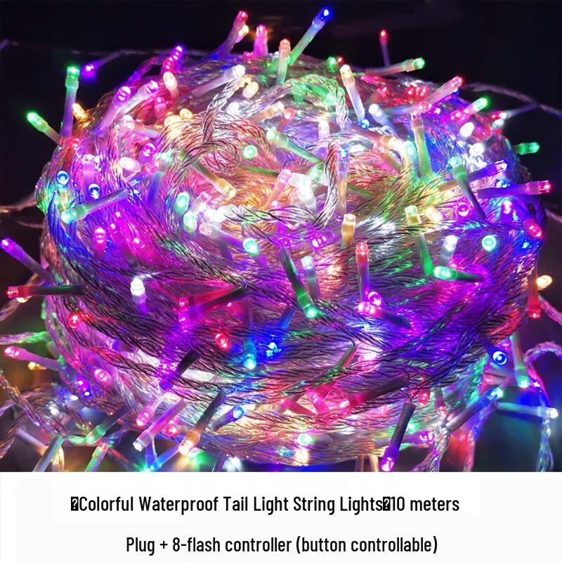 LED Color-Changing Outdoor Fairy String Lights