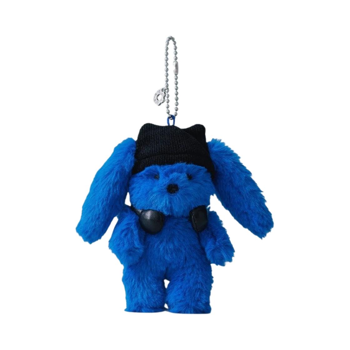 NewJeans x Coller Furry Bunny Plush Keyring Tide Blue ONE SIZE