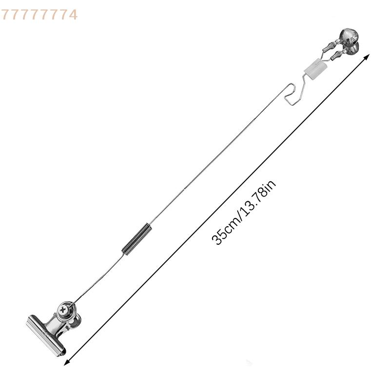 1PC Stainless Steel Fishing Bell Bite Alarm Anti-Corrosion Anti-Rust Carp Tackle Bite Bait Alarm for Fishing Rod
