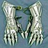 Steel Black Gloves Medieval Lord of the Rings Fantasy LARP Gift