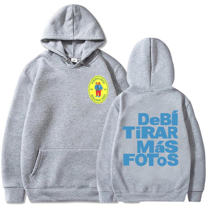 DTMF Debí Tirar Más Fotos 2025 Nové Album Mikiny Bad Bunny Slavný Zpěvák Mikiny Grafický Potisk Oblečení Dámská Mikina Dívky