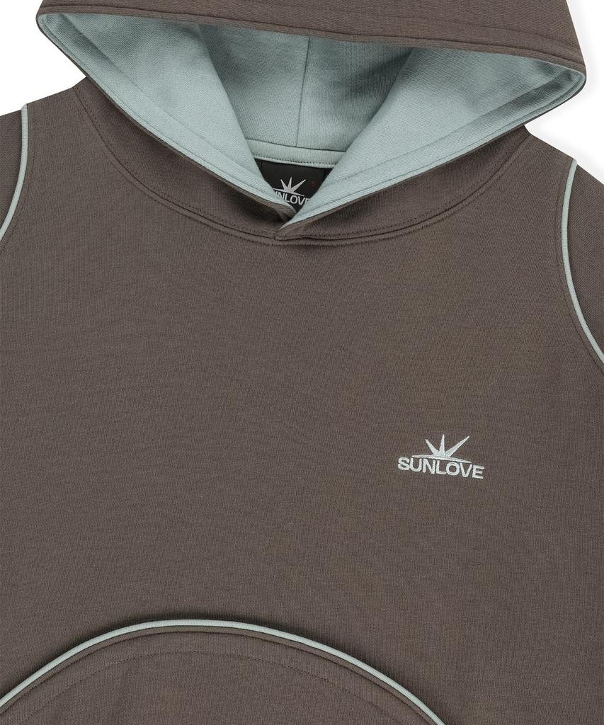 Crescent Hoodie Taupe