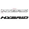 Logo IBRIDO in Metallo 3D Emblema Distintivo per Portellone Posteriore Parafango Portiera Adesivi per Auto per Lexus RX350 NX200 ES300 IS300 LX470 LX570