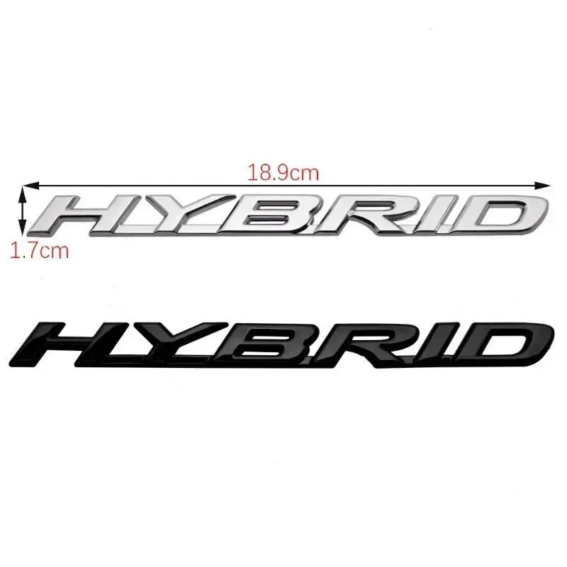 Logo IBRIDO in Metallo 3D Emblema Distintivo per Portellone Posteriore Parafango Portiera Adesivi per Auto per Lexus RX350 NX200 ES300 IS300 LX470 LX570
