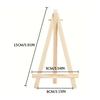 Mini Holz Staffelei Set Kompakter Faltbarer Tischständer Verstellbare Halterung für Hochzeitskarten Kunstwerke Malerei