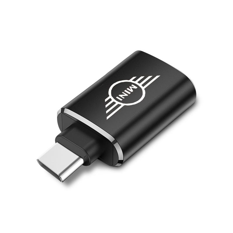 1Pcs  Car Usb Type C Cable Converter Charging Adapter Car Accessories For MINI Cooper Countryman Clubman F54 F56 F55 F60 R60 R61
