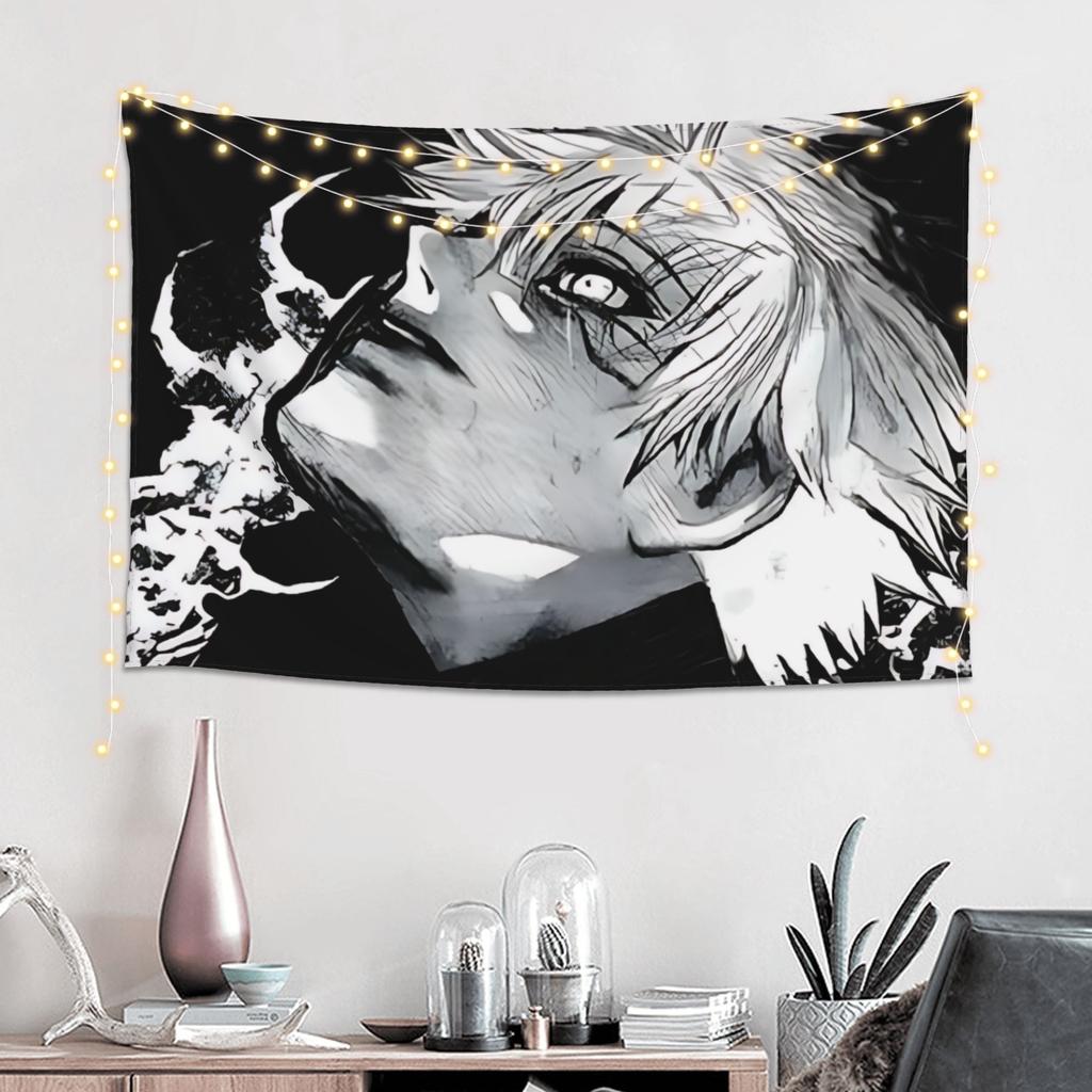 Halloween Tokyo Ghoul Kaneki Cutecore Tapestry Wall Hanging Blanket Tapestry Home Decor Items Wall Decorations