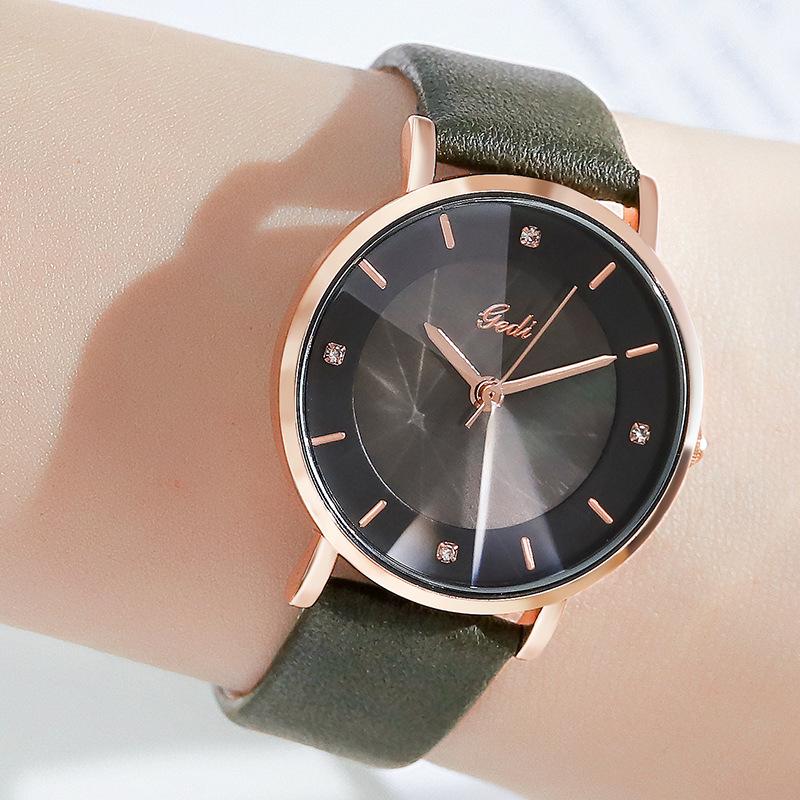 Niche High-End Sense Exquisite Temperament Women'S Watch Women'S Light Luxury High-Value Belt Quartz Watch