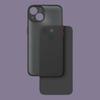 Matte Pc Phone Case For Iphone 15/14 Reflective Of Business Style Black Red Blue