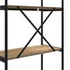 Handgefertigtes Eichen-Bücherregal 80 x 30 x 109 cm Holzwerkstoff