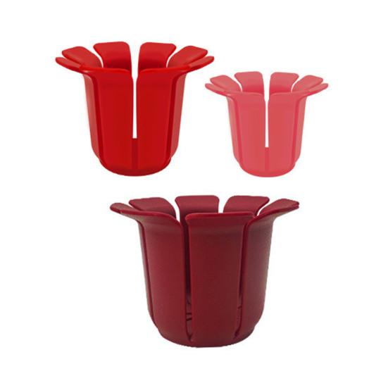 Fruit Slicer Cup Strawberry Banana Grape Slicer Egg Cutter Large Capacity Kitchen Gadget for Salads Cakes Platters
