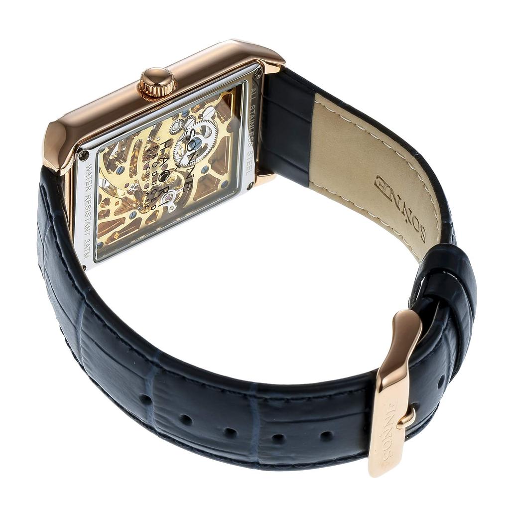 Klokke H021 Marineblå Skive Rustfritt Stål Manuelt Opptrekk 41MM Klokke H021PGZNV [Sonne] Herre