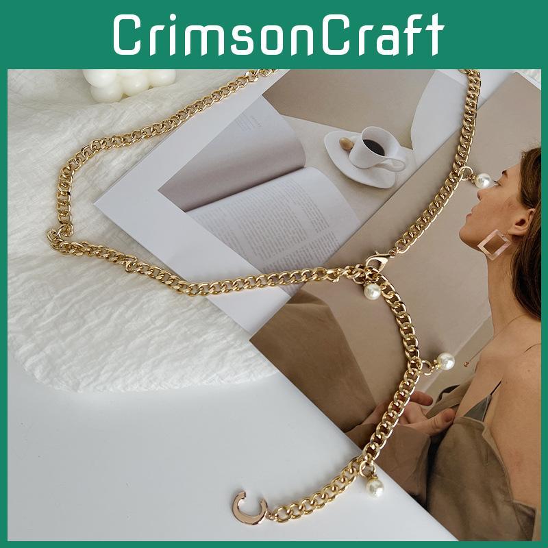 Elegant Gold Metal Chain Waist Chain For Women Fashionable With Skirts And Pants