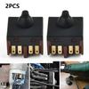 2pcsAngleGrinderPushButton Switch Power Tool Speed Control Switches For 100mm 4" Angle Grinder Replacement Accessories