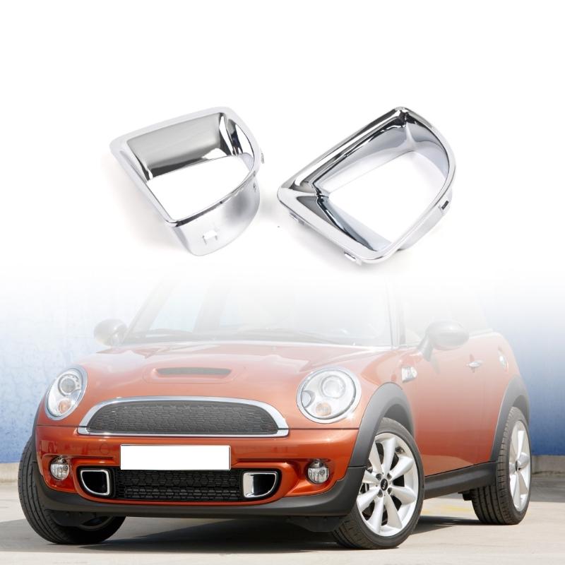 polishes Exterior Trim Electroplated Exterior Trim Front Air Duct Frame Vehicle Accessories Suitable for Car  Mini R55