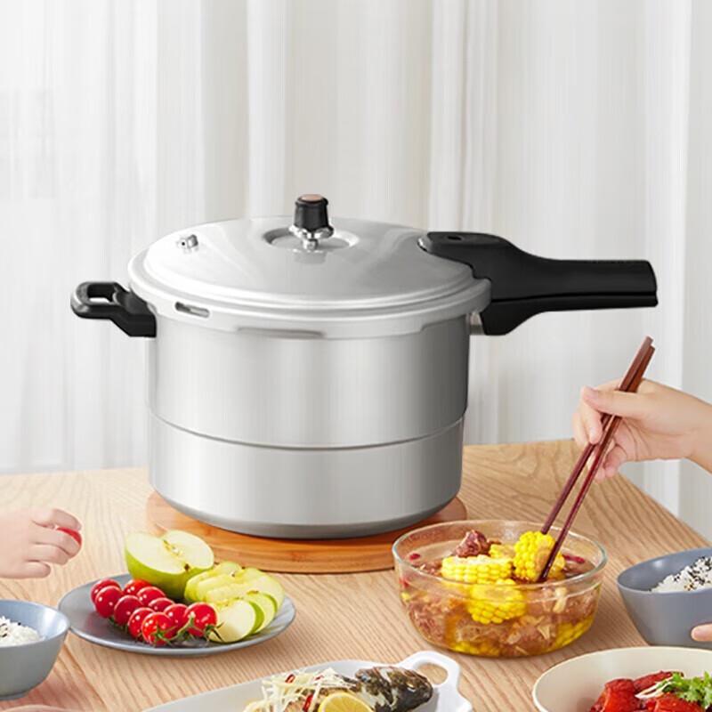 Скороварка SUPOR Good Helper 7,0 л из алюминия с пароваркой