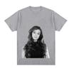 Hailee Steinfeld TShirt Round Neck Short Sleeve Graphic Printing Camisetas Casual Fashion Cotton Clothing Ropa Mujer Clothes