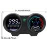 Motorcycle Digital Instrument Panel Tachometer Speed Mileage Large Display Suitable for CG150 Fan 150 Bikes Enthusiasts