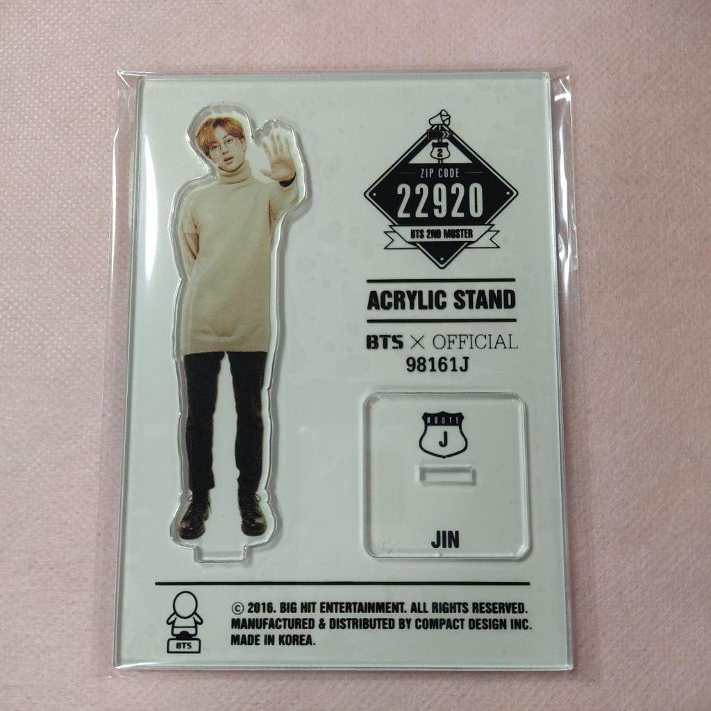 [USED] JIN BTS 2ND 2nd Generation 22920 Acrylic Stand
