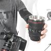 Kubek termiczny na kawę herbatę duży obiektyw aparat dla fotografa